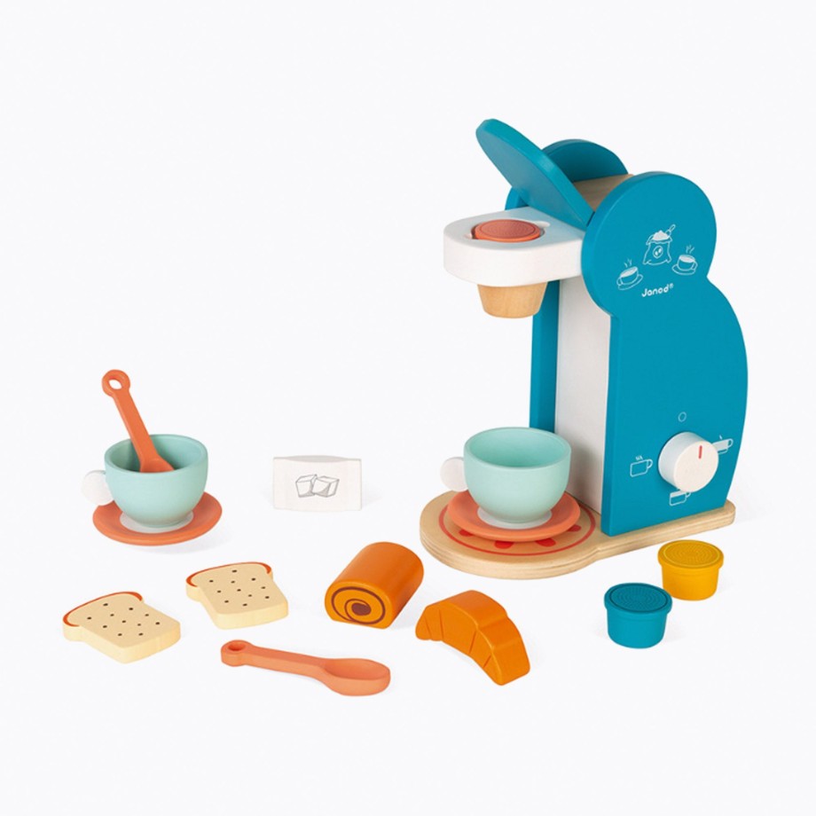 Playtime Janod Role Play | Janod Wooden Toys Breakfast Set