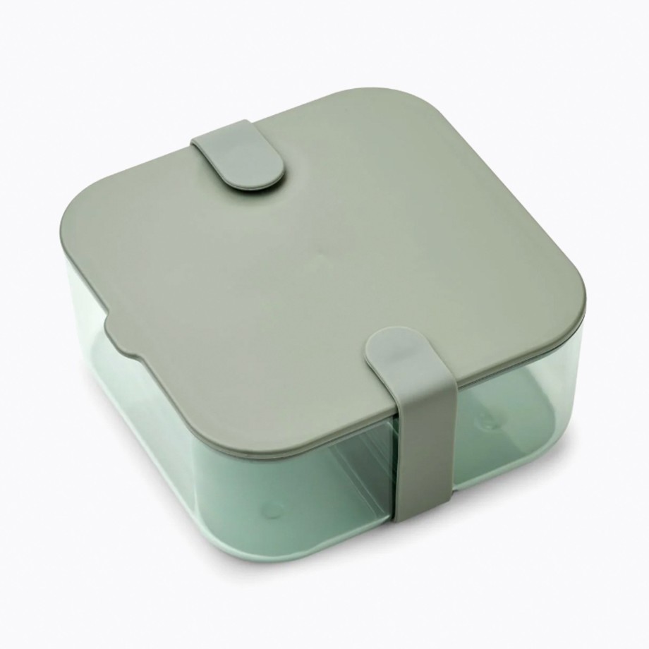 Mealtime Liewood Lunch Boxes | Liewood Carin Lunch Box Small - Faune Green/ Peppermint