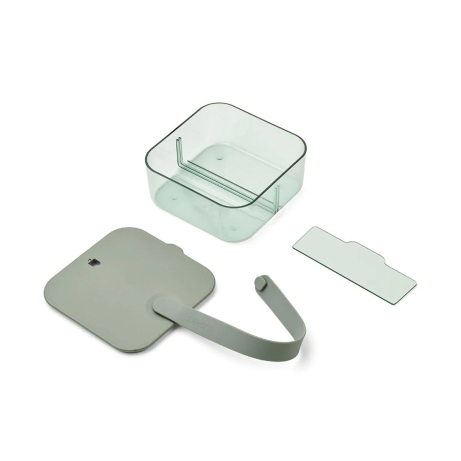 Mealtime Liewood Lunch Boxes | Liewood Carin Lunch Box Small - Faune Green/ Peppermint