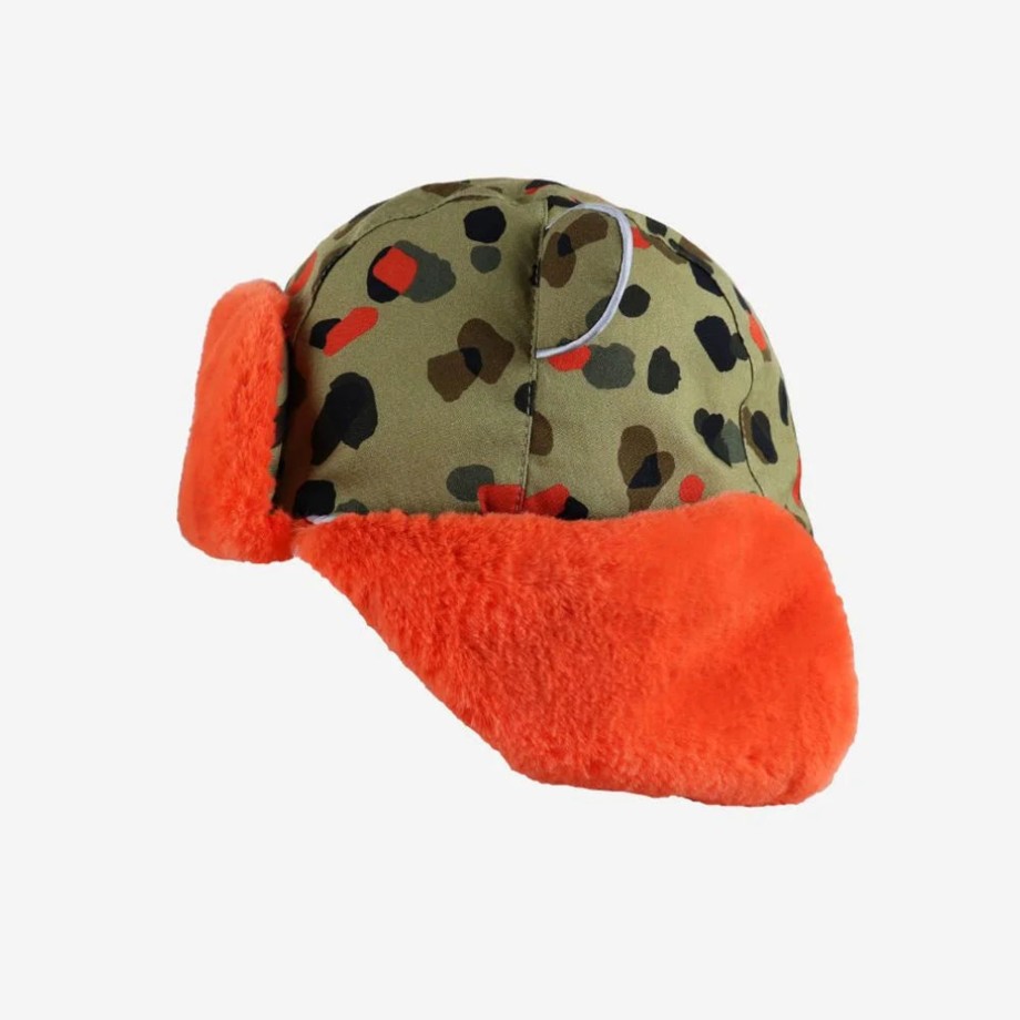 Clothing & Shoes Little Hotdog Watson Hats & Sunglasses | Little Hotdog Watson Arctic Cub Leopard Neutral Children'S Hat