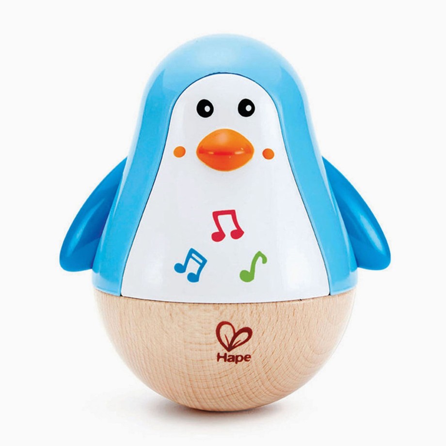 Nursery Hape Mobiles & Soothers | Hape Penguin Musical Wobbler