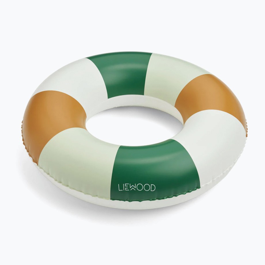 Playtime Liewood Garden Toys | Liewood Baloo Swim Ring - Dusty Mint Stripe