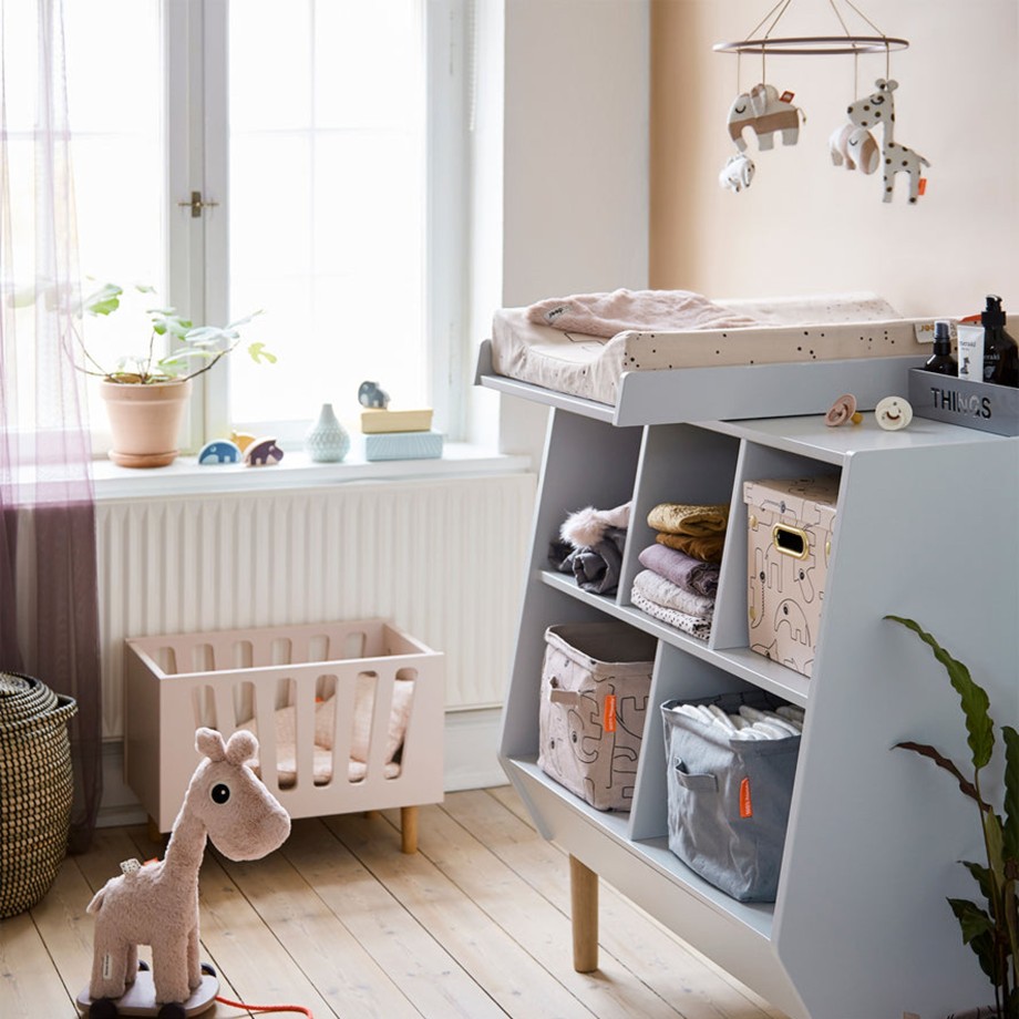 Bathtime Done By Deer Changing Mats & Organisers | Done By Deer Changing Table Mat Dreamy Dots - Powder Pink