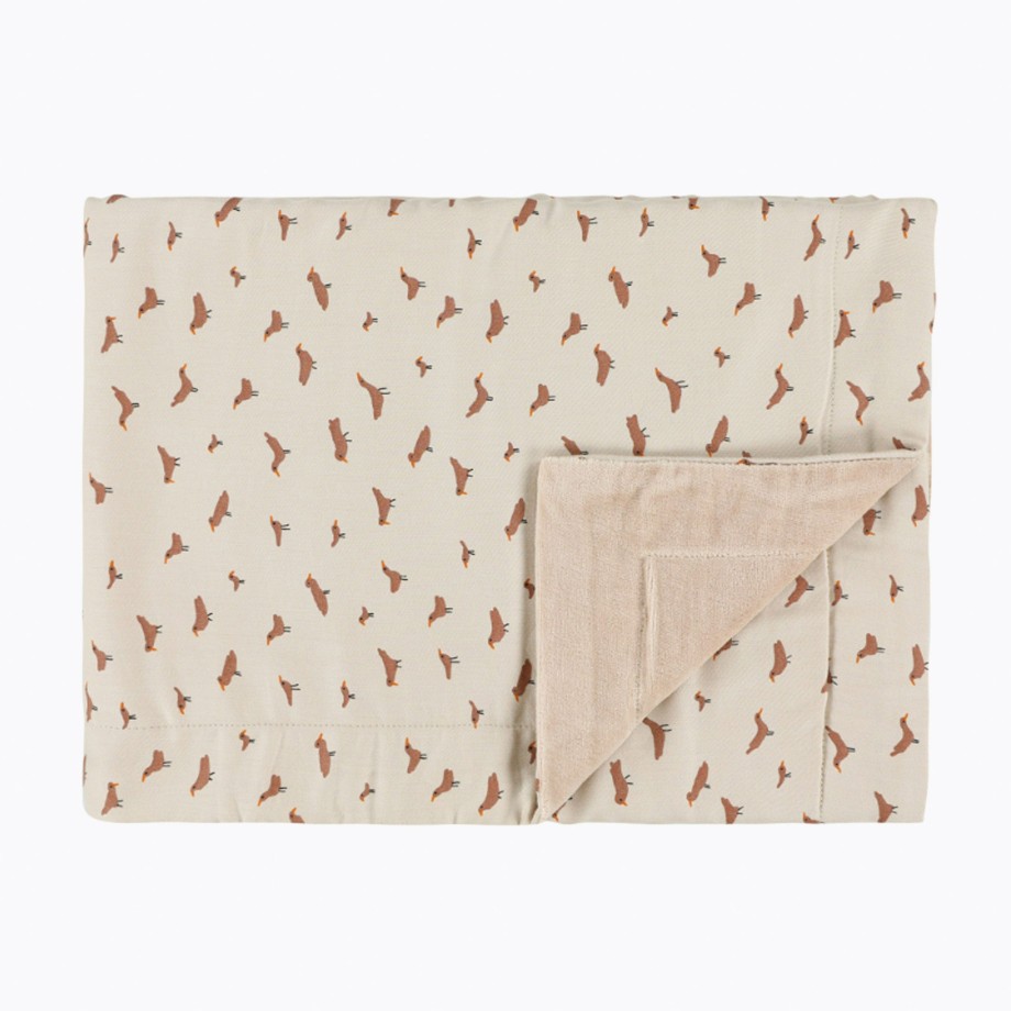 Nursery Trixie Blanket & Swaddle | Trixie Fleece Blanket 75X100Cm - Babbling Birds