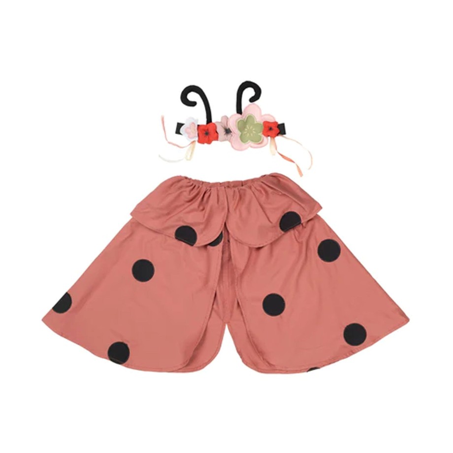 Clothing & Shoes Fabelab Partywear & Dress Up | Fabelab Dress-Up Ladybug Costume Set