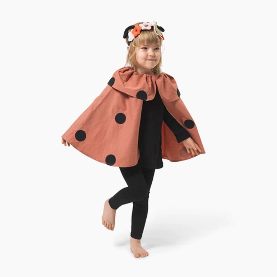 Clothing & Shoes Fabelab Partywear & Dress Up | Fabelab Dress-Up Ladybug Costume Set