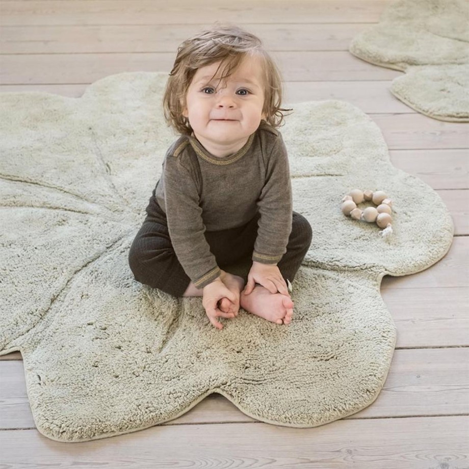 Nursery That's Mine Nursery Decor | That'S Mine Rug Clover Large - Pistachio Shell