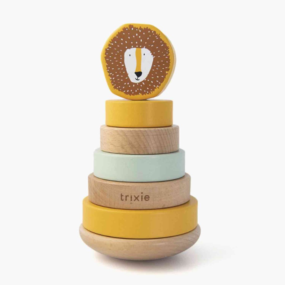 Toys Trixie Montessori Toys | Trixie Wooden Stacking Toy