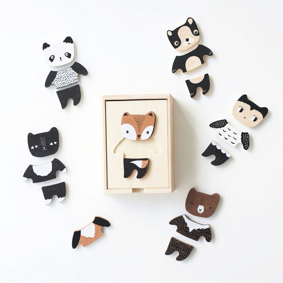 Playtime Wee Gallery Games & Puzzles | Wee Gallery Mix & Match Animal Tiles