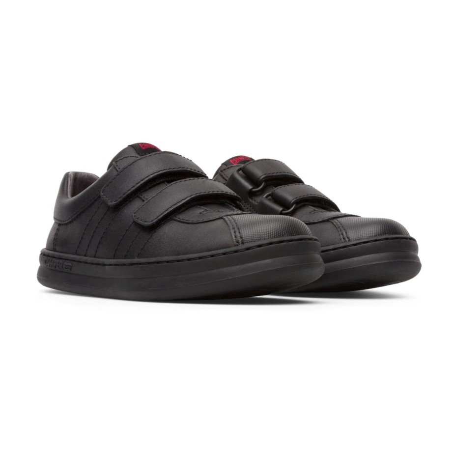 Clothing & Shoes Camper Shoes & Trainers | Camper Kids Runner School Shoes - Black