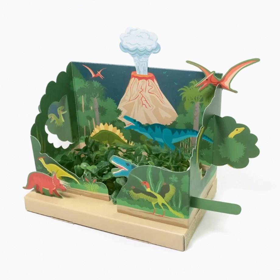 Playtime Clockwork Soldier Garden Toys | Clockwork Soldier Grow Your Own Mini - Dinosaur Garden