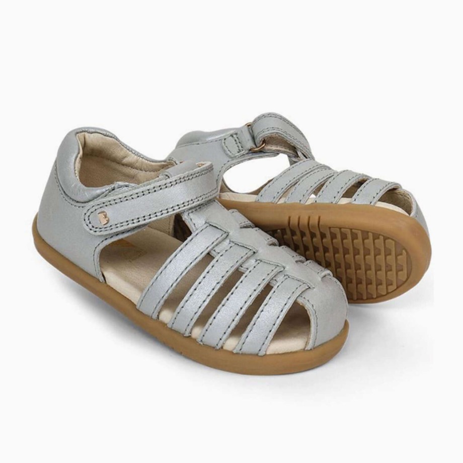 Clothing & Shoes Bobux Sandals | Bobux I-Walk Jump Sandal - Silver