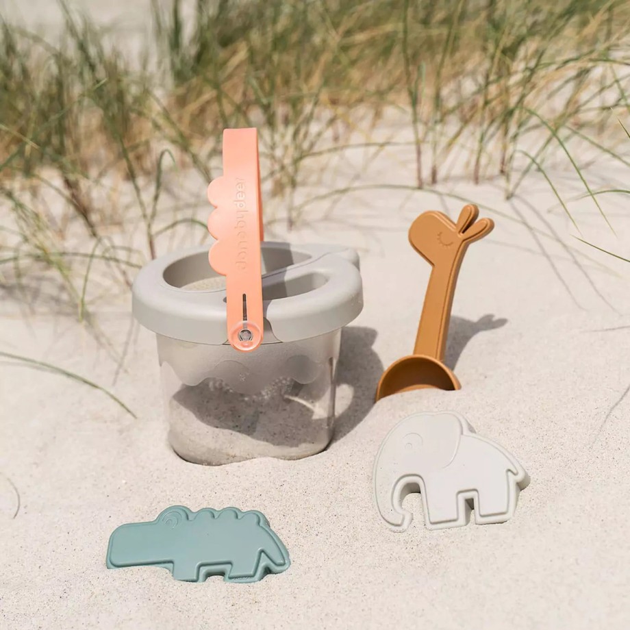 Playtime Done By Deer Sand Toys | Beach Toys Bucket & Spade Deer Friends - Mix