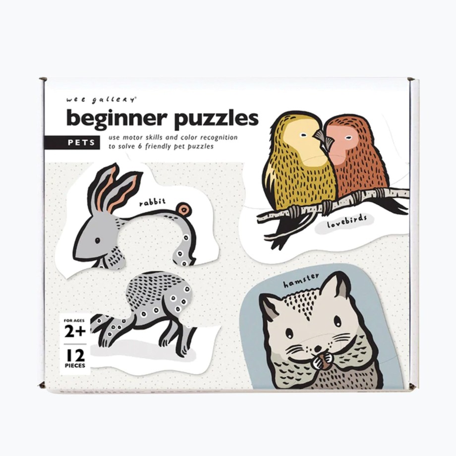 Playtime Wee Gallery Games & Puzzles | Wee Gallery Beginner Puzzles - Pet