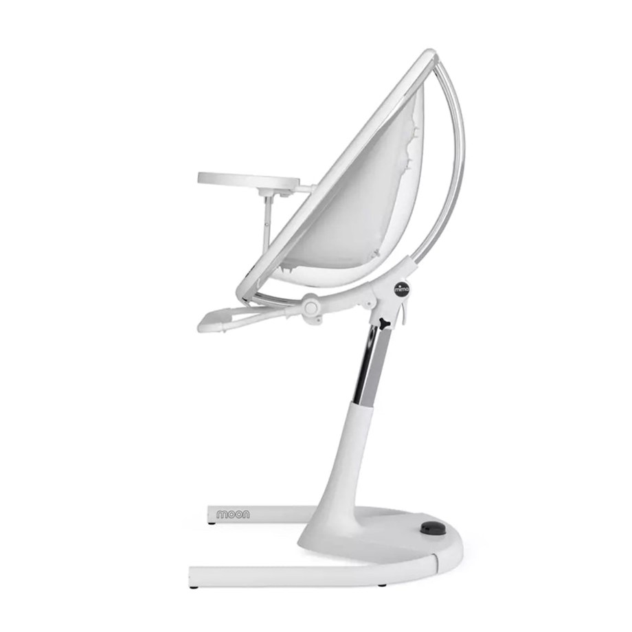 Mealtime Mima High Chairs & Accessories | Mima Moon High Chair And Junior Seat - White