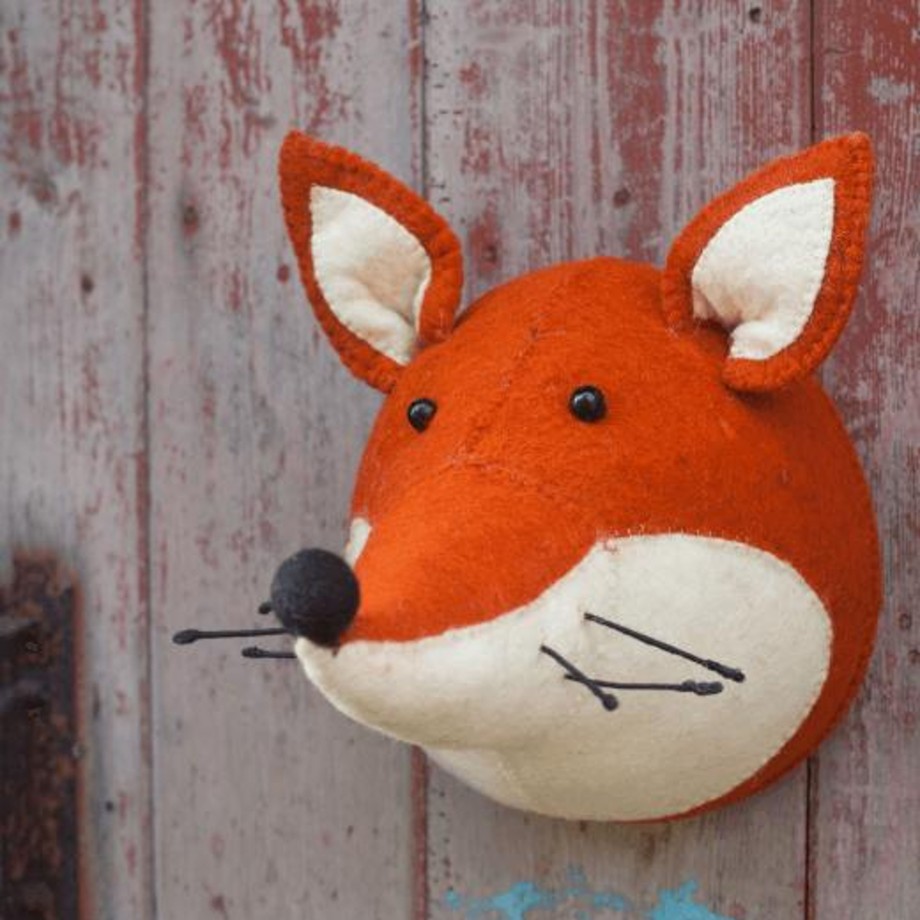 Nursery Fiona Walker England Nursery Decor | Fiona Walker England Animal Head Fox