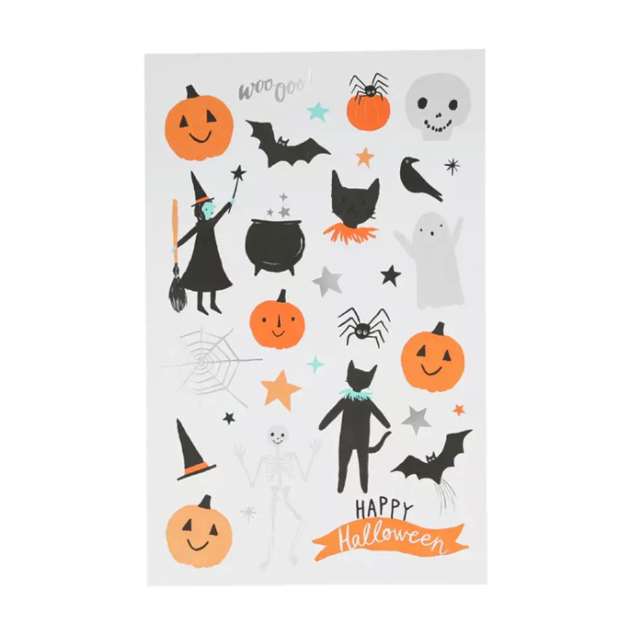 Playtime Meri Meri Party Kits | Meri Meri - Halloween Tattoo Sheet (X2)