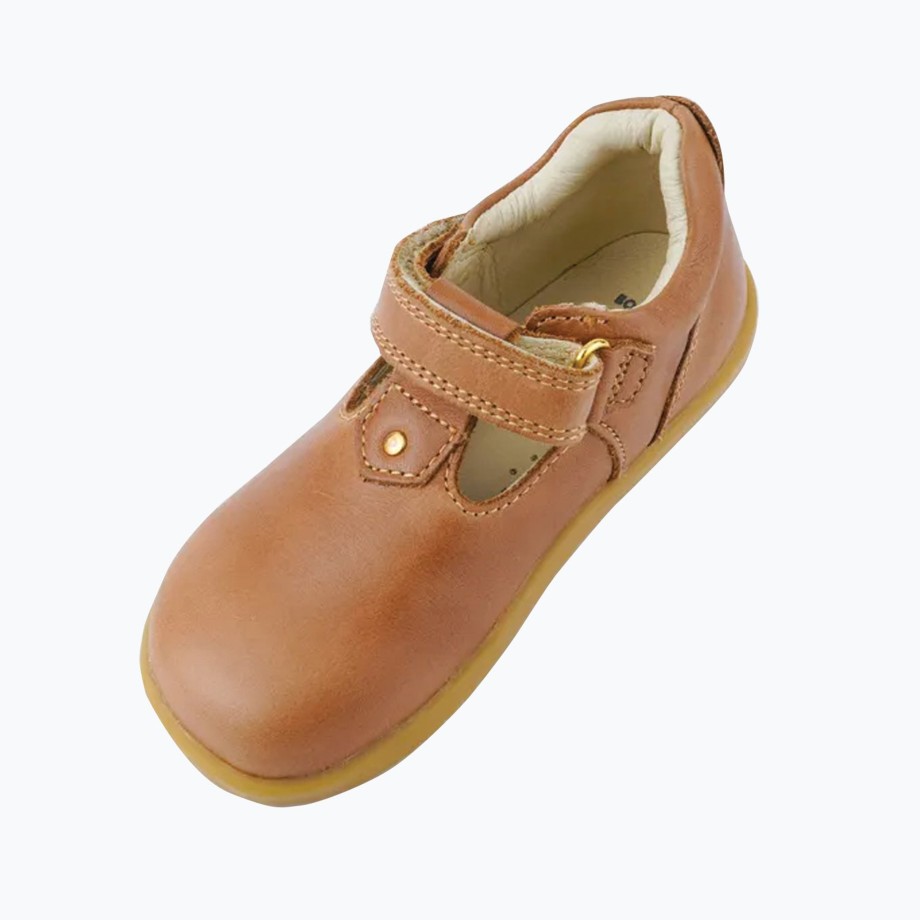 Clothing & Shoes Bobux Shoes & Trainers | Bobux I-Walk Louise Kids Shoes - Caramel