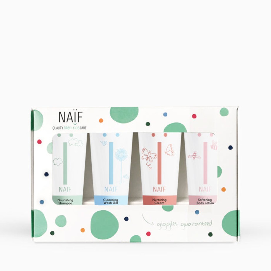 Bathtime NAIF Baby Skincare | Naif Mini Set - 4 Natural Products