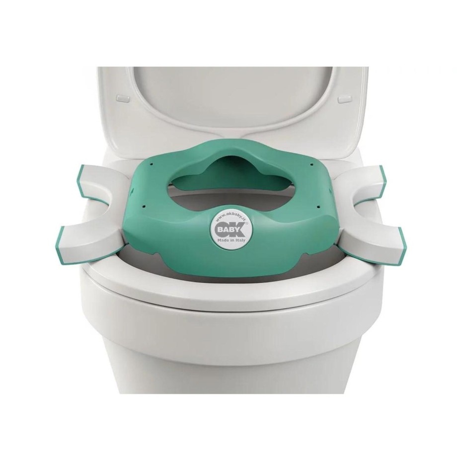 Bathtime Okbaby Potty Training | Okbaby Roady 3-In-1 Portable Travel Potty - Aqua