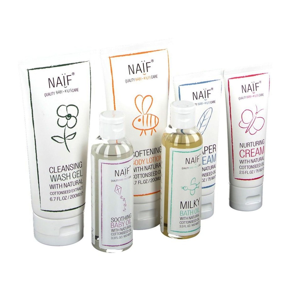 Bathtime NAIF Baby Skincare | Naif Baby Starter Kit 6Pcs