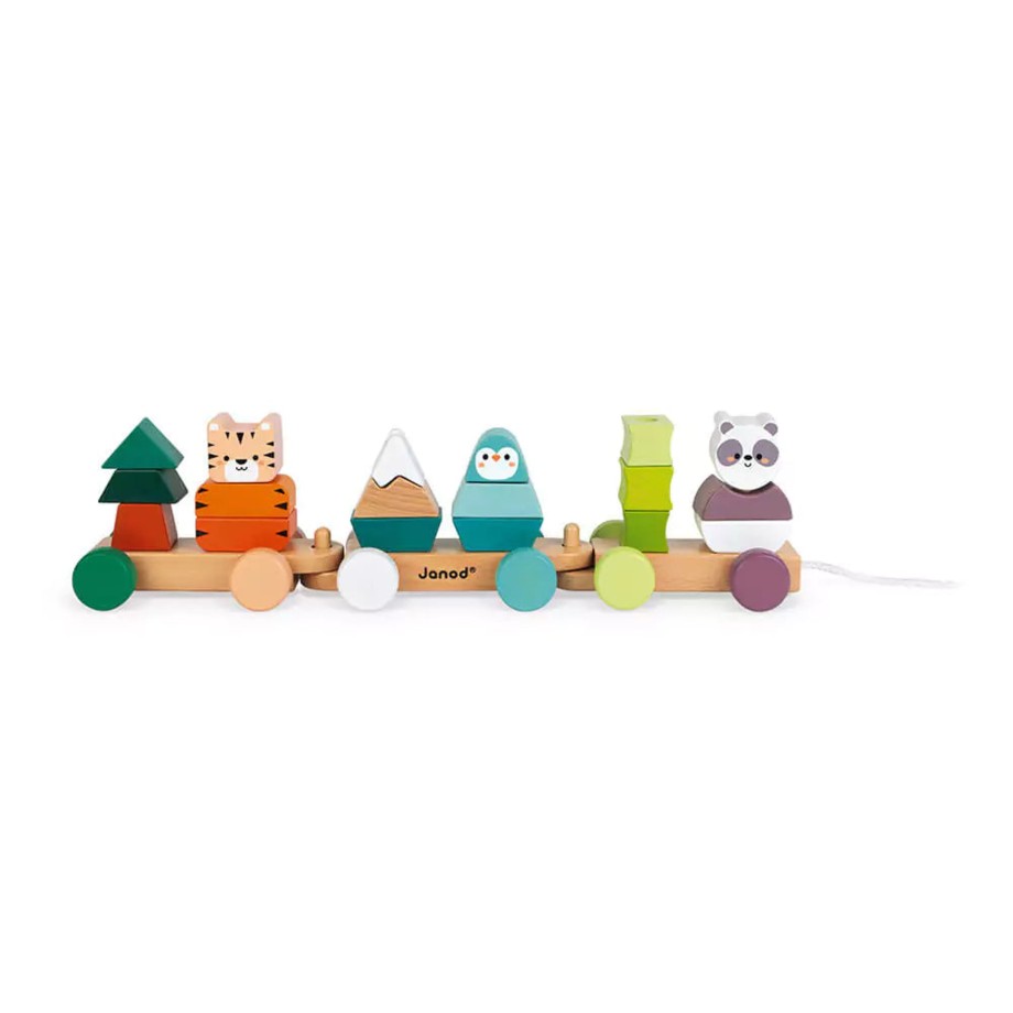 Toys Janod Montessori Toys | Janod The Animals' Cakewalk (In Partnership With Wff)