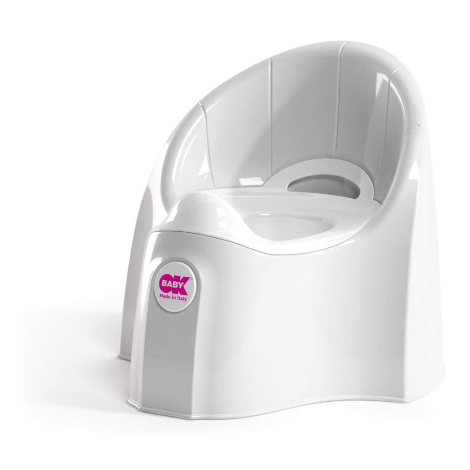 Bathtime Okbaby Potty Training | Okbaby Pasha Potty Training Toddler Chair - White