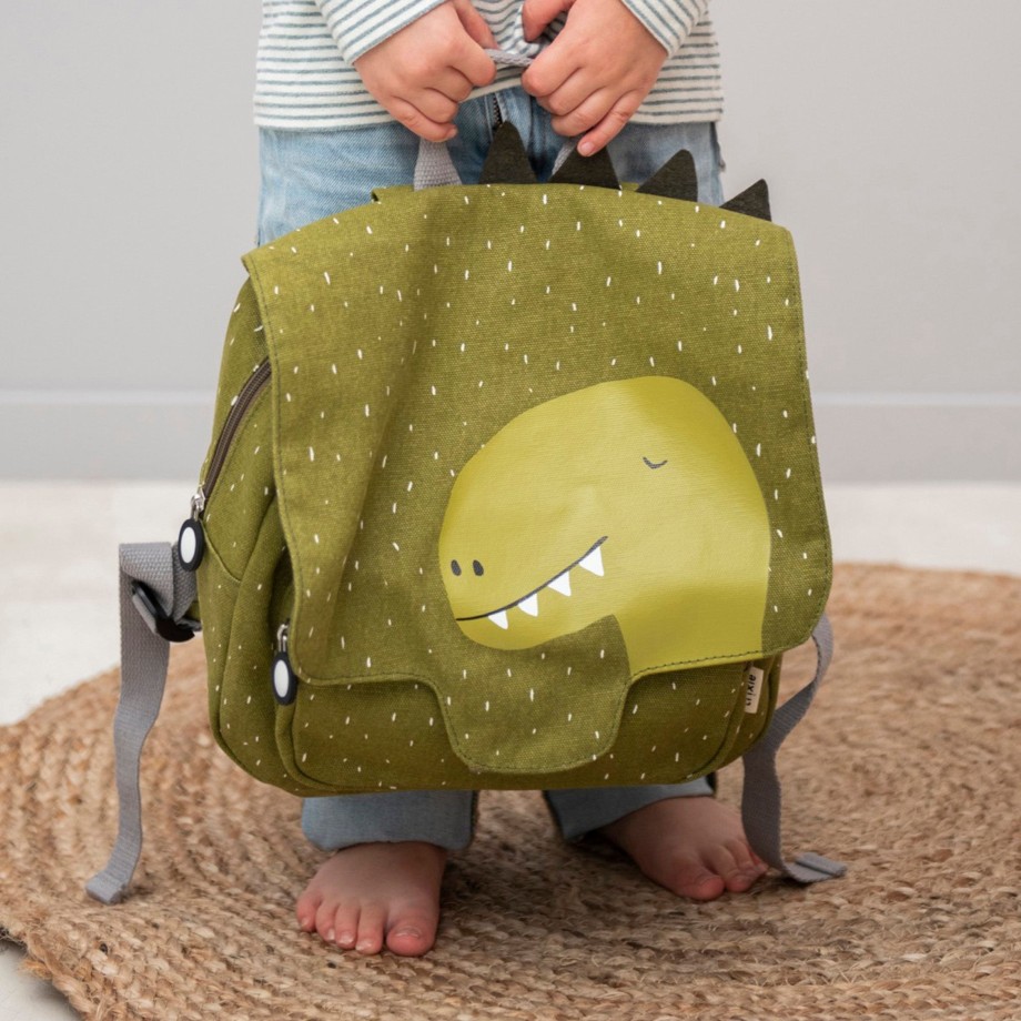 Clothing & Shoes Trixie Kids Bags | Trixie Satchel Kids School Bag - Mr. Dino