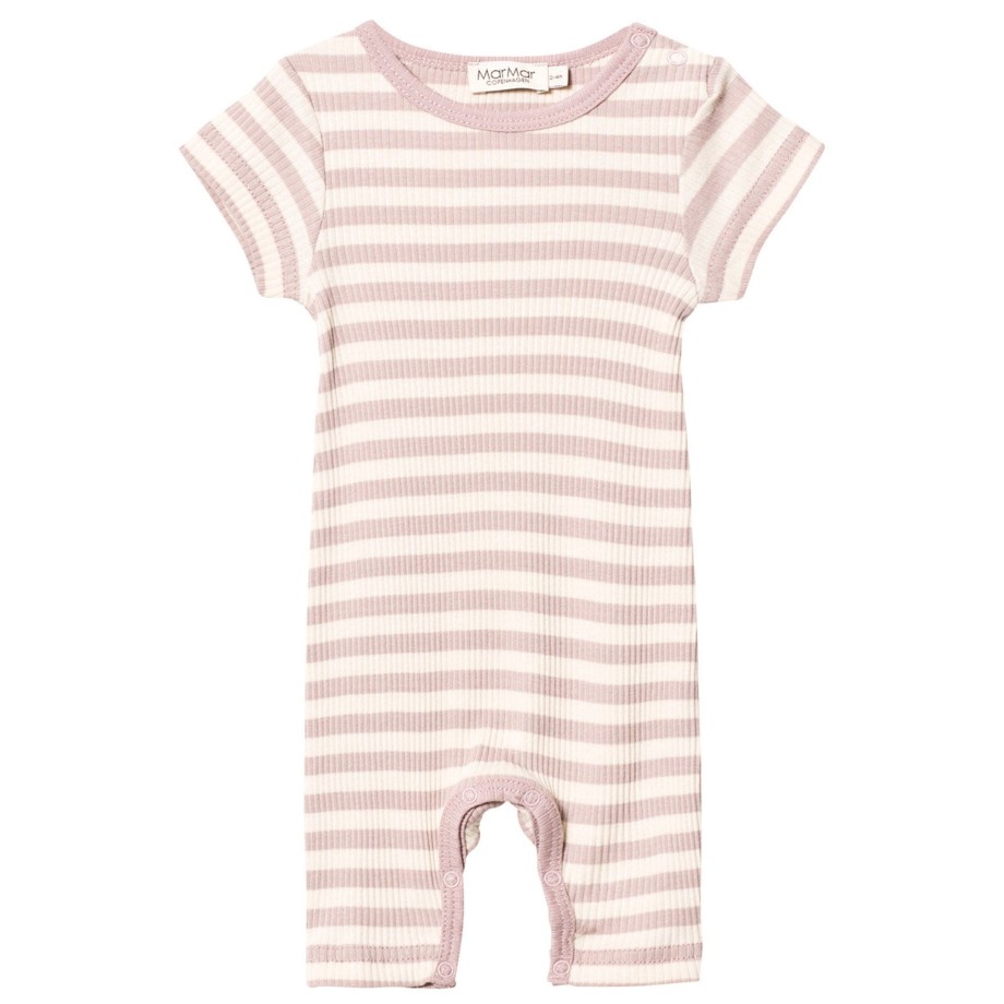 Clothing & Shoes MarMar Copenhagen Nightwear | Marmar Copenhagen Plain Summer Romper /Off White Rose