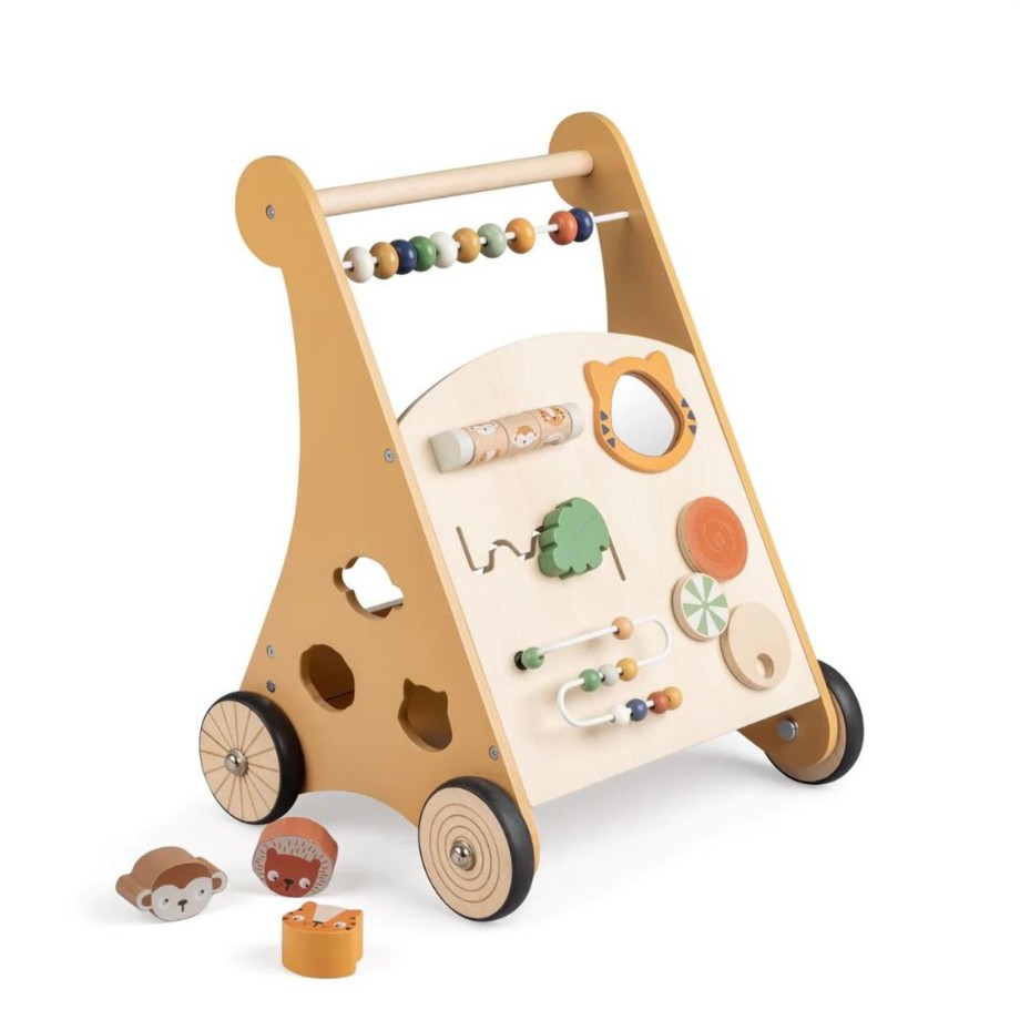 Clothing & Shoes Sebra Pre Walker Shoes | Sebra Activity Toy - 8 Activity Wooden Walker - Wildlife