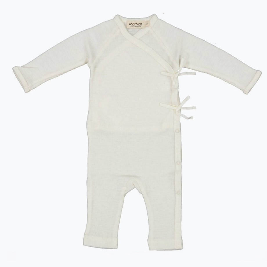 Clothing & Shoes MarMar Copenhagen Nightwear | Marmar Copenhagen Rula Wool Baby Bodysuit Romper Natural