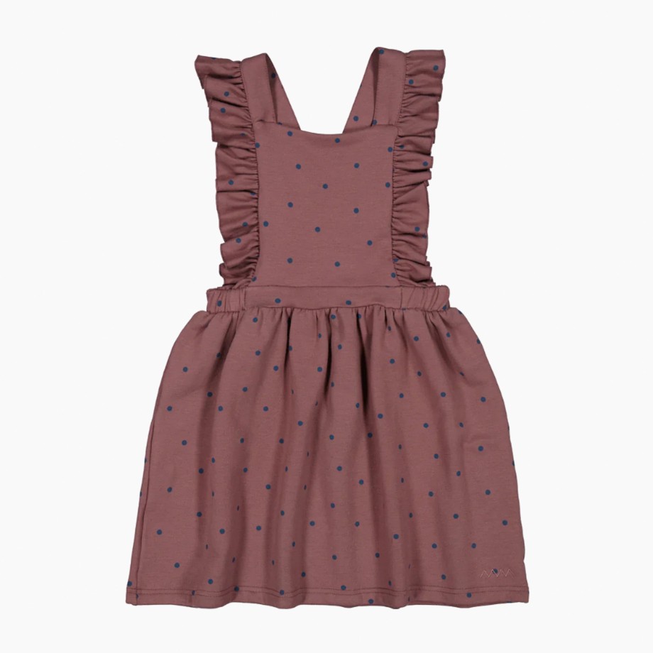 Clothing & Shoes MarMar Copenhagen Partywear & Dress Up | Marmar Copenhagen Doras Dress - Mahogany Dot