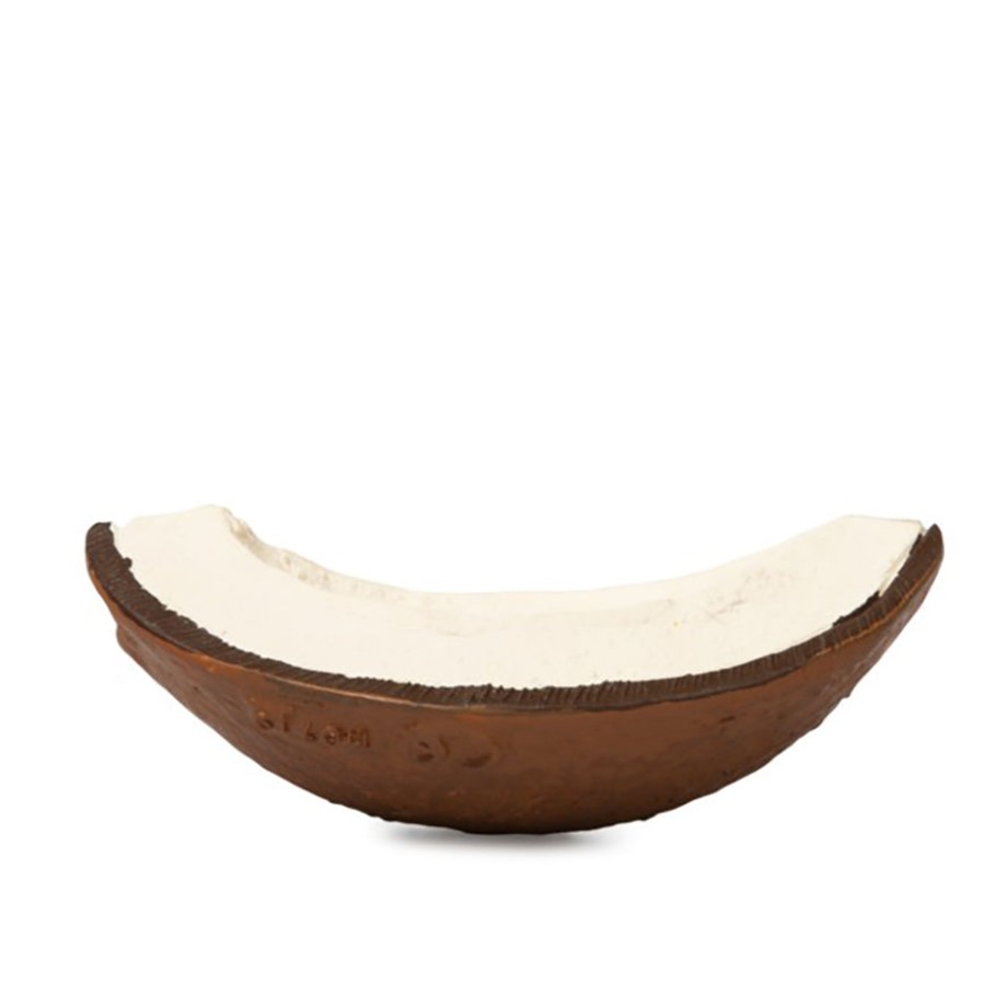 Toys Oli & Carol Bath Toys | Oli & Carol Chewable Teether - Coco The Coconut