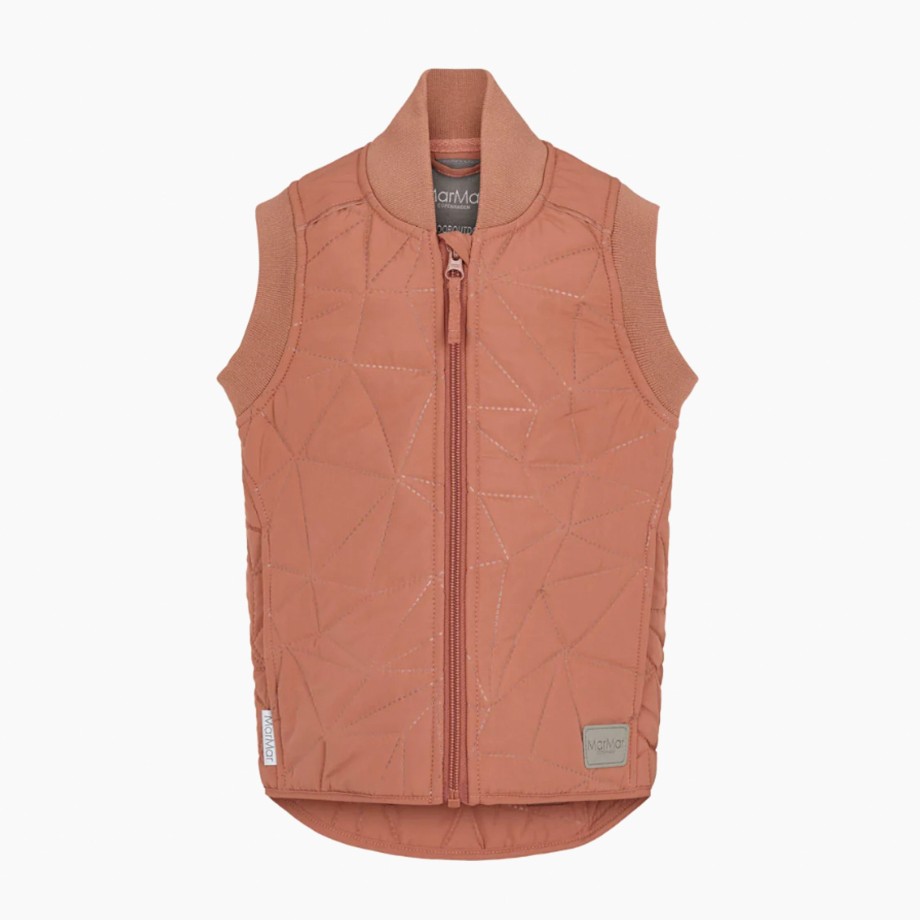 Clothing & Shoes MarMar Copenhagen Waterproof Coats | Marmar Copenhagen Oby Thermo Vest Jacket - Rose Blush