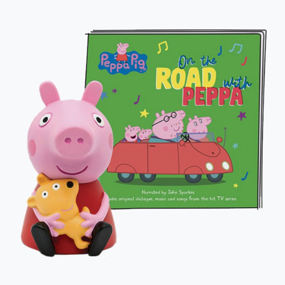 Toys Tonies Books & Flash Cards | Tonies Peppa Pig On The Road With Peppa Pig - Audio Character