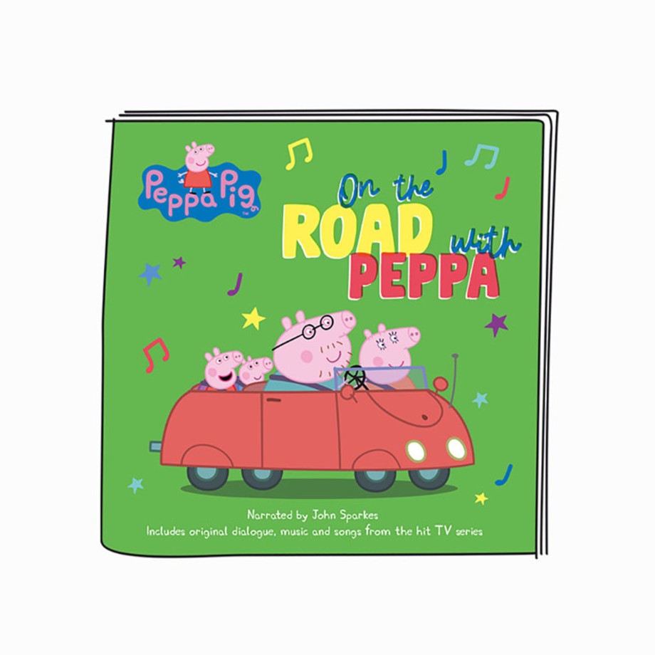 Toys Tonies Books & Flash Cards | Tonies Peppa Pig On The Road With Peppa Pig - Audio Character