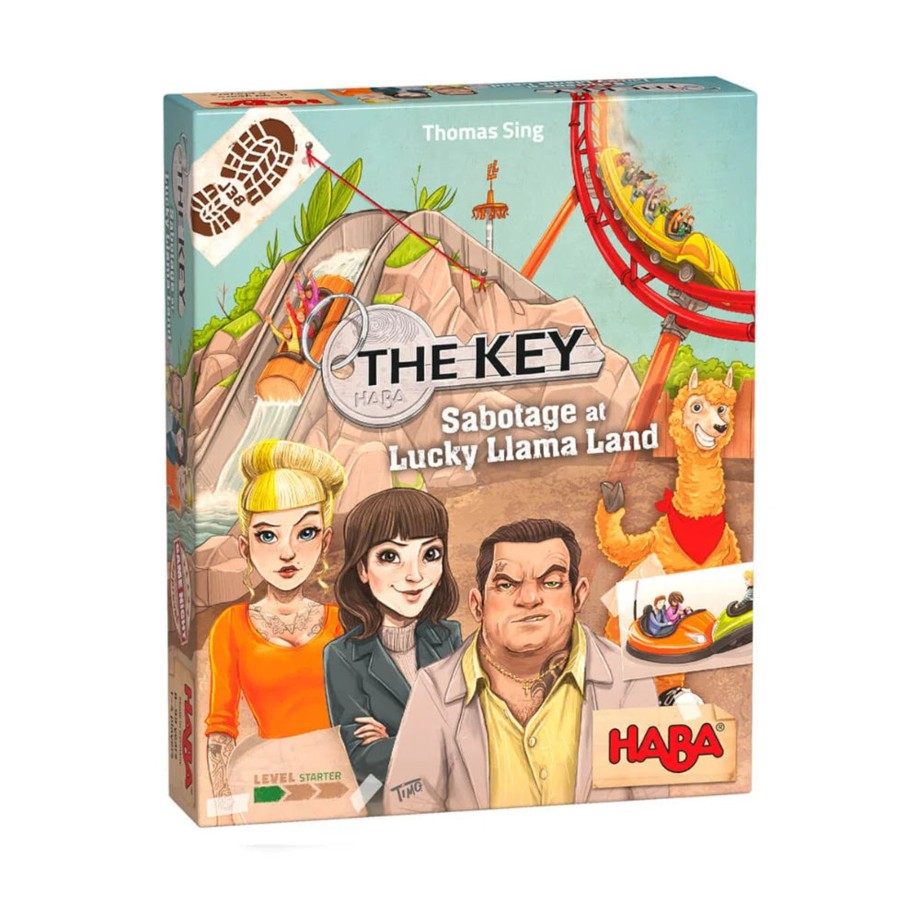 Playtime HABA Games & Puzzles | Haba The Key - Sabotage At Lucky Llama Land