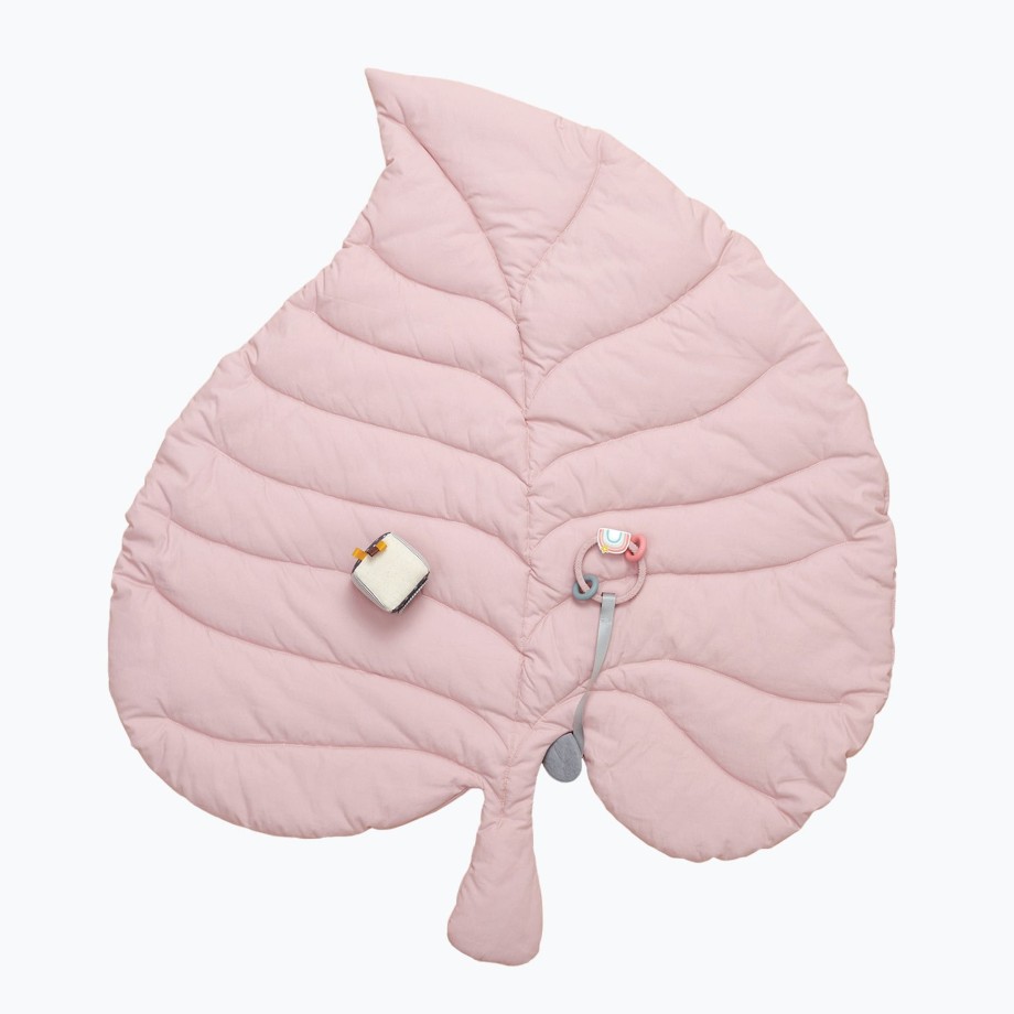 Nursery MiniDream Nursery Decor | Minidream Leaf Baby Activity Playmat - Pink