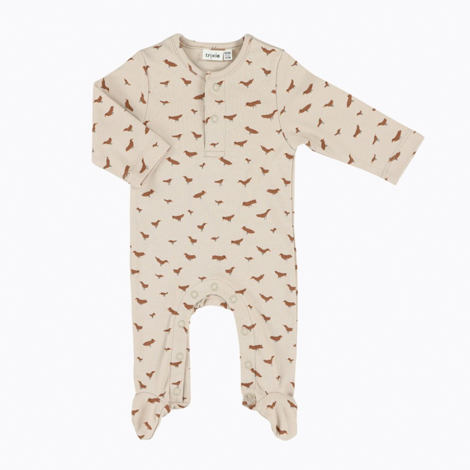 Clothing & Shoes Trixie Nightwear | Trixie Onesie With Feet - Babbling Birds