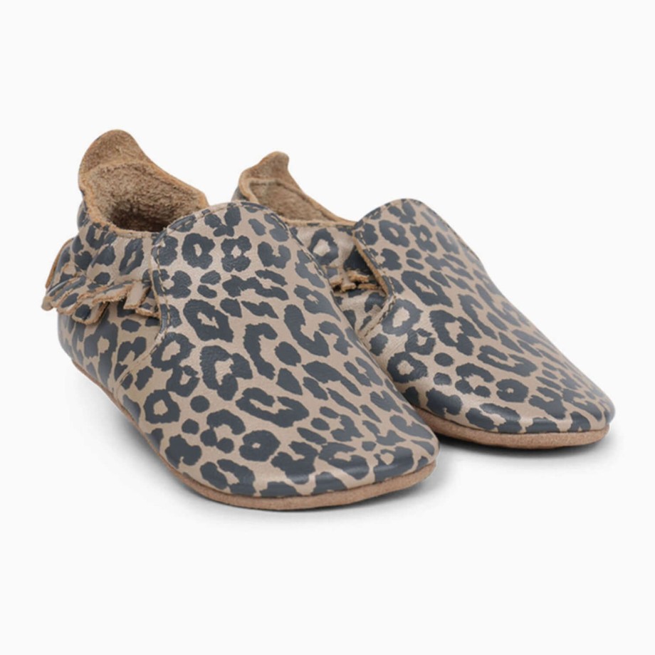 Clothing & Shoes Bobux Pre Walker Shoes | Bobux Soft Sole Leopard Print - Gold