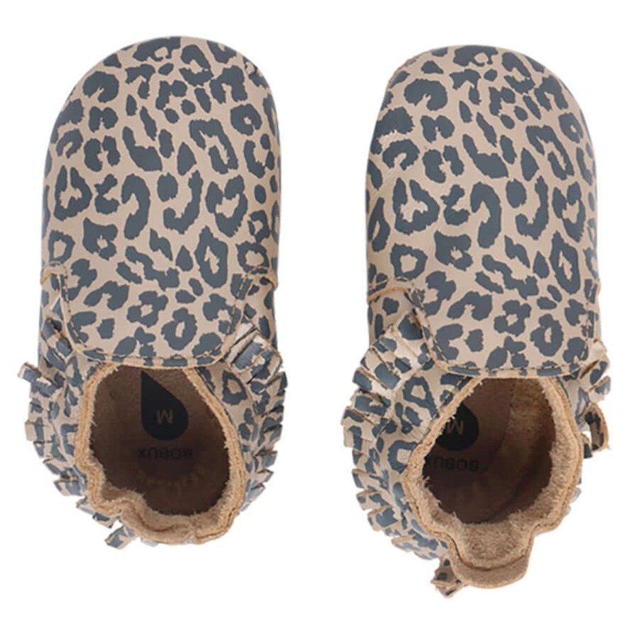 Clothing & Shoes Bobux Pre Walker Shoes | Bobux Soft Sole Leopard Print - Gold