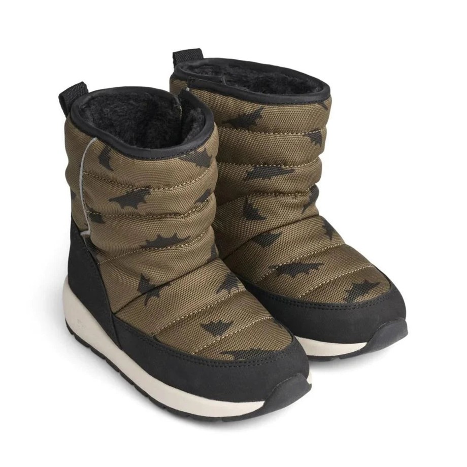 Clothing & Shoes Liewood Wellies | Liewood Gayle Boot - Bats/Khaki