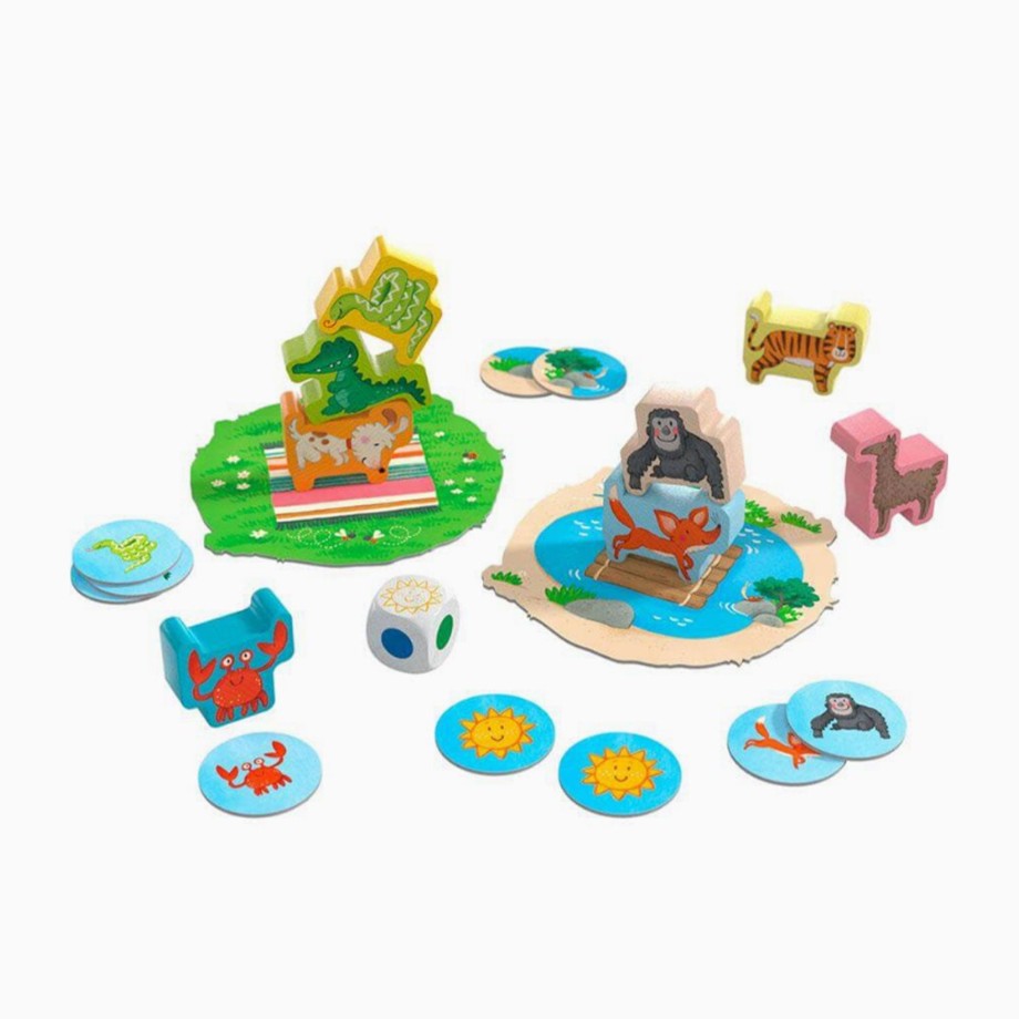 Playtime HABA Games & Puzzles | Haba My Very First Games Animal Upon Animal Junior