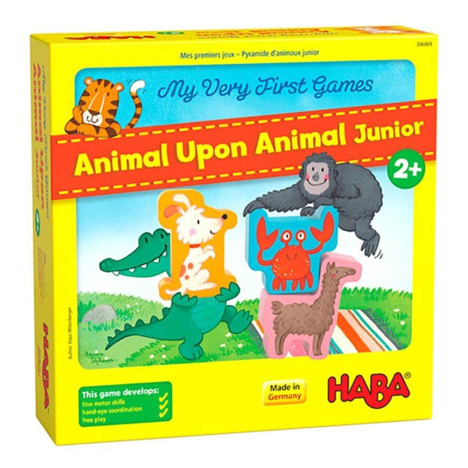 Playtime HABA Games & Puzzles | Haba My Very First Games Animal Upon Animal Junior