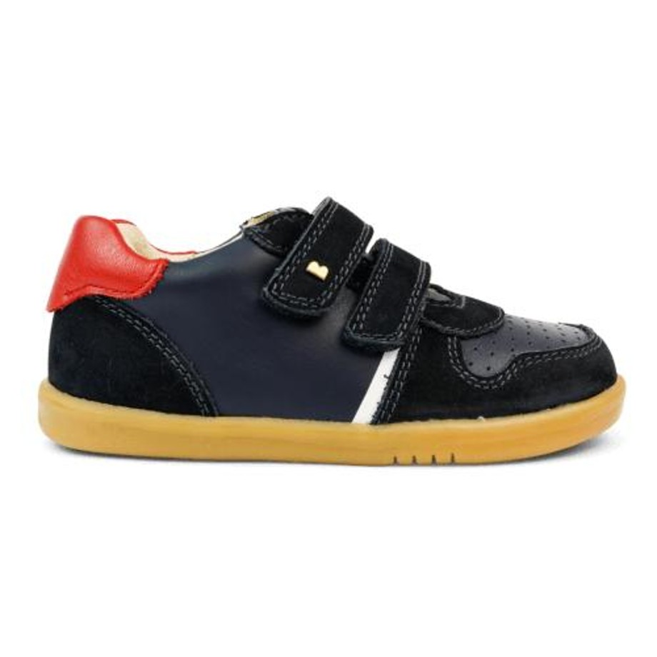 Clothing & Shoes Bobux Shoes & Trainers | Bobux I-Walk Riley Kids Trainer - Navy