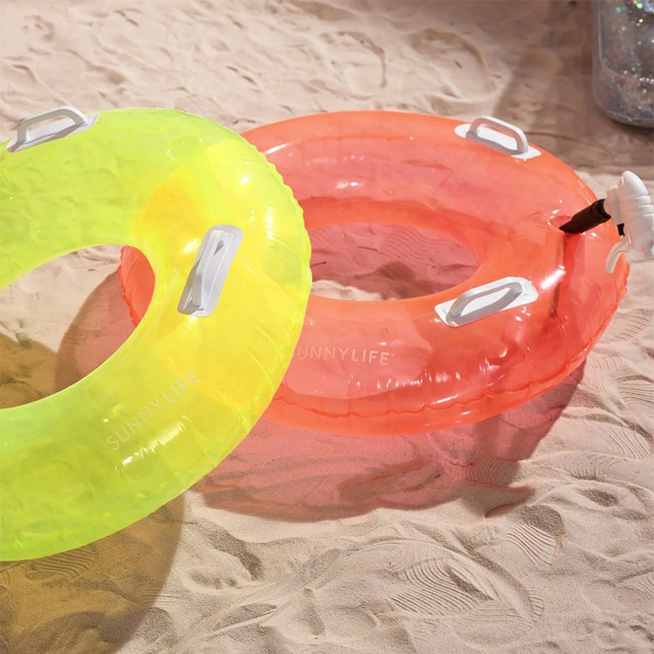 Playtime Sunnylife Garden Toys | Sunnylife Pool Swim Ring - Citrus Neon Coral