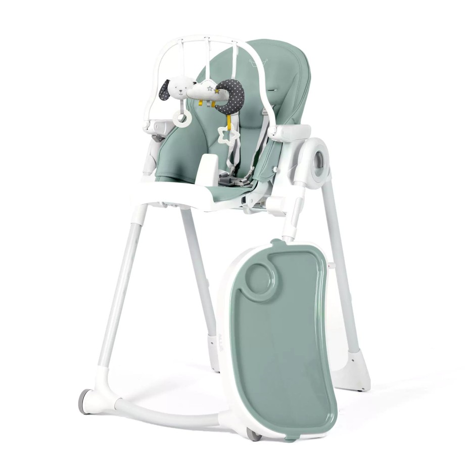 Mealtime Allis Baby High Chairs & Accessories | Jade Green Foldable Baby High Chair - 2 In 1