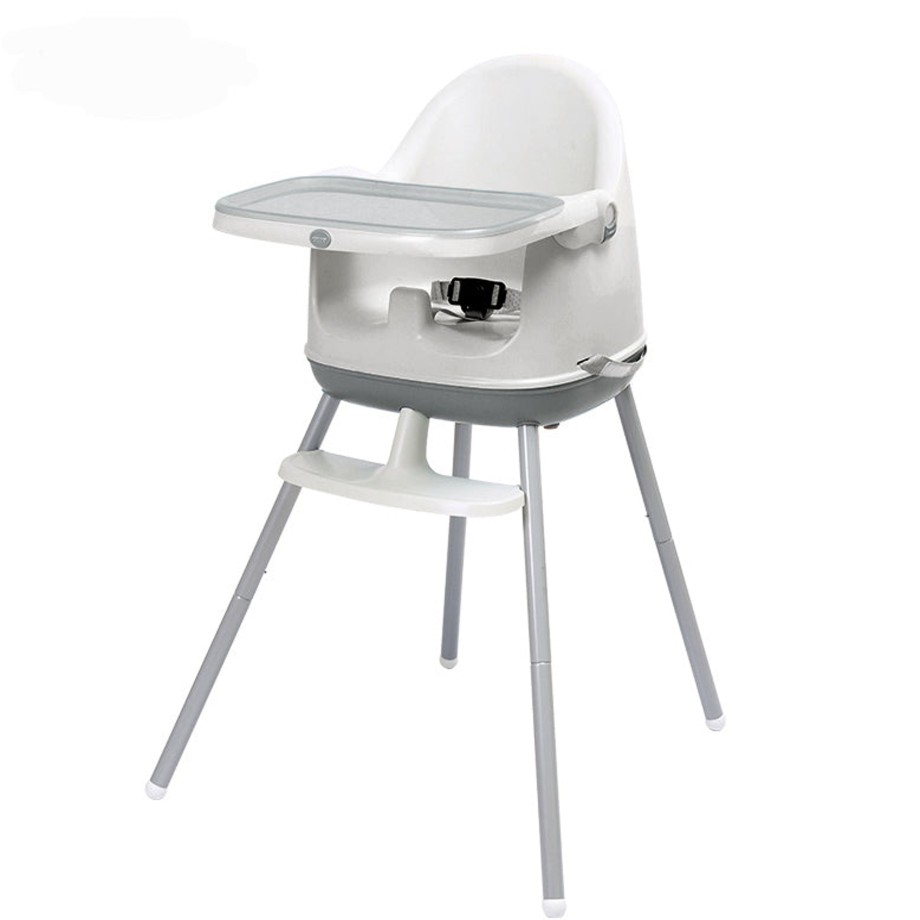 Bathtime Babyyuga Step Stools & Bath Seats | Babyyuga 3-In-1 Baby High Chair - White/Grey