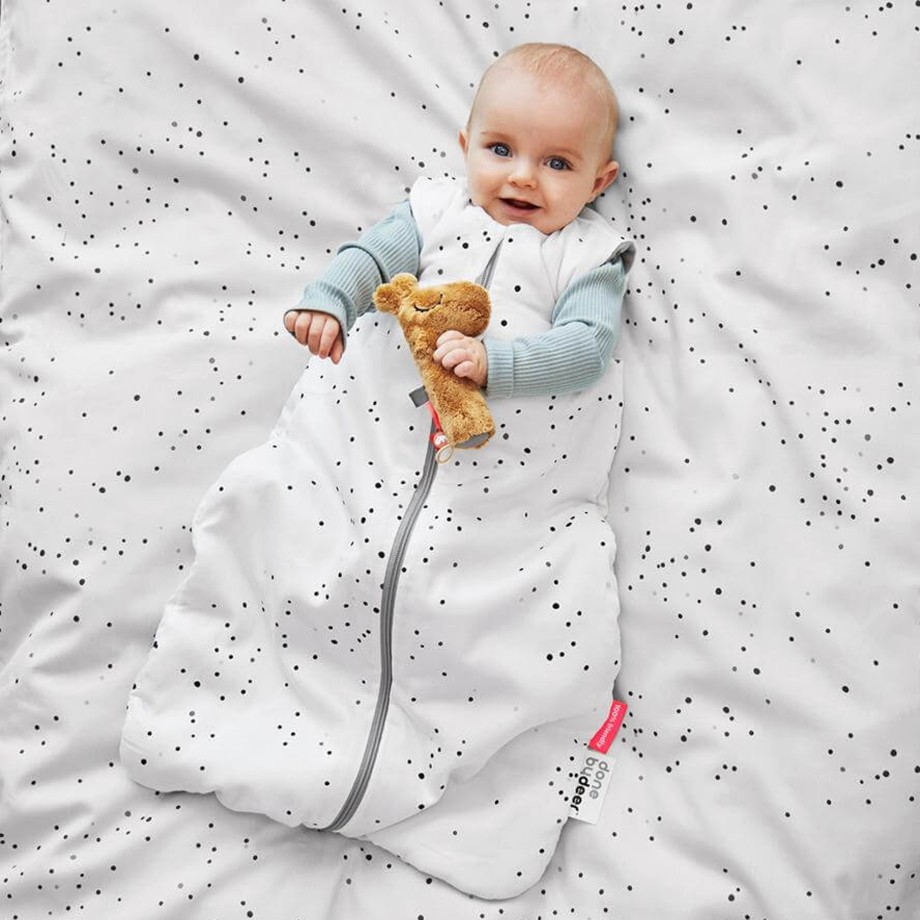 Nursery Done By Deer Sleeping Bags | Done By Deer Sleepy Bag Tog 2.5 - Dreamy Dots White