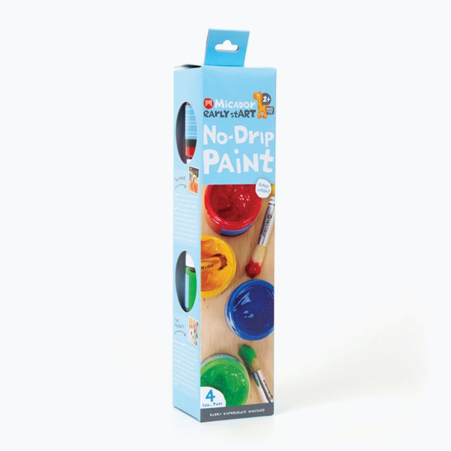 Playtime Micador Colouring | Micador Early Start No Drip Paint Pack 4